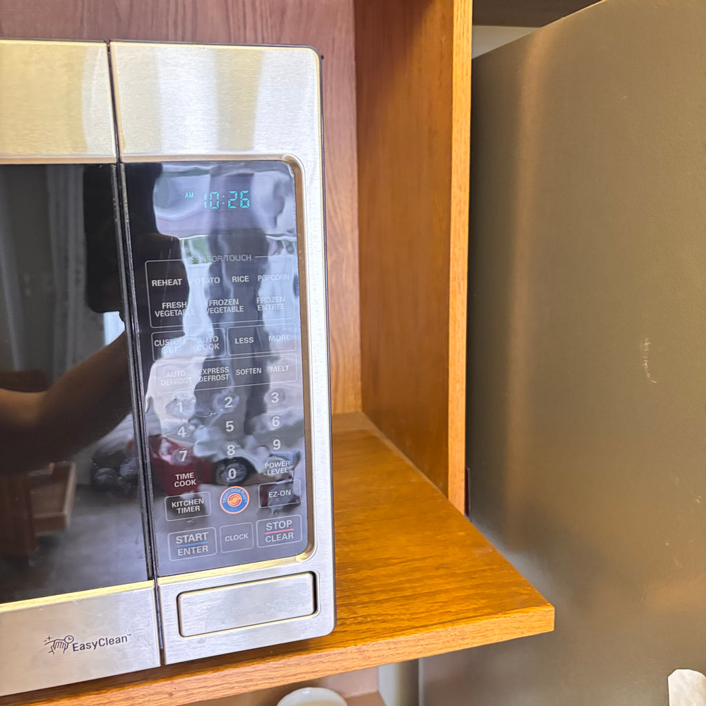 K314 LG stainless steel easy clean microwave