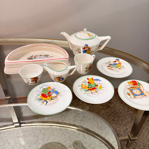 K317 Vintage Nursery Rhyme china tea set
