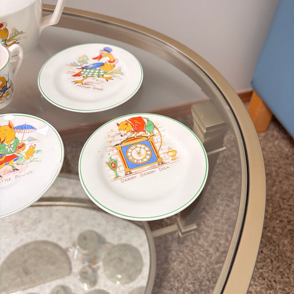 K317 Vintage Nursery Rhyme china tea set