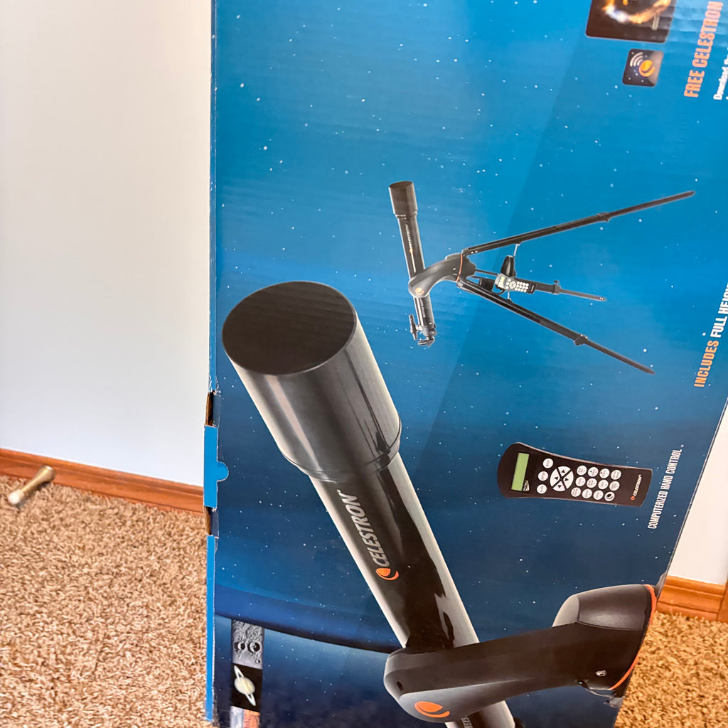 K324 Celestron Nexstar 90 GT computerized telescope (new in box)