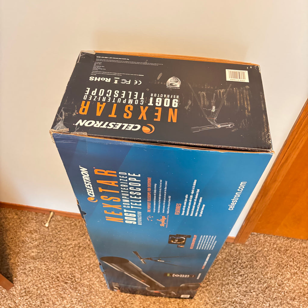 K324 Celestron Nexstar 90 GT computerized telescope (new in box)