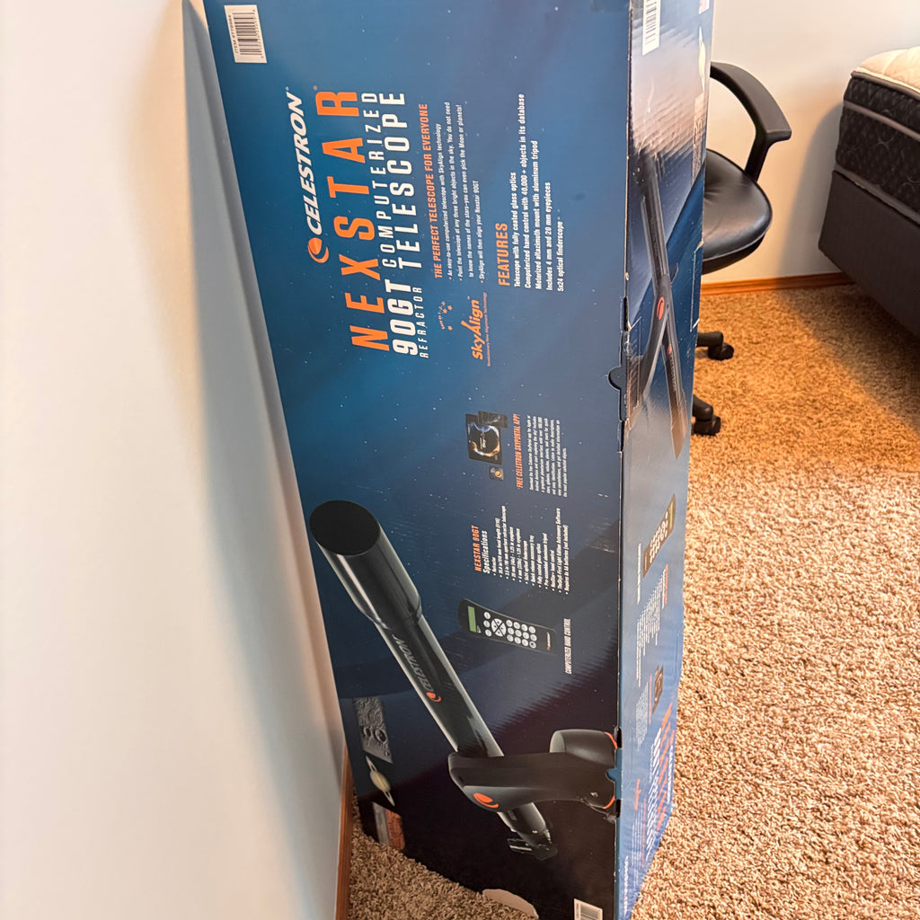K324 Celestron Nexstar 90 GT computerized telescope (new in box)