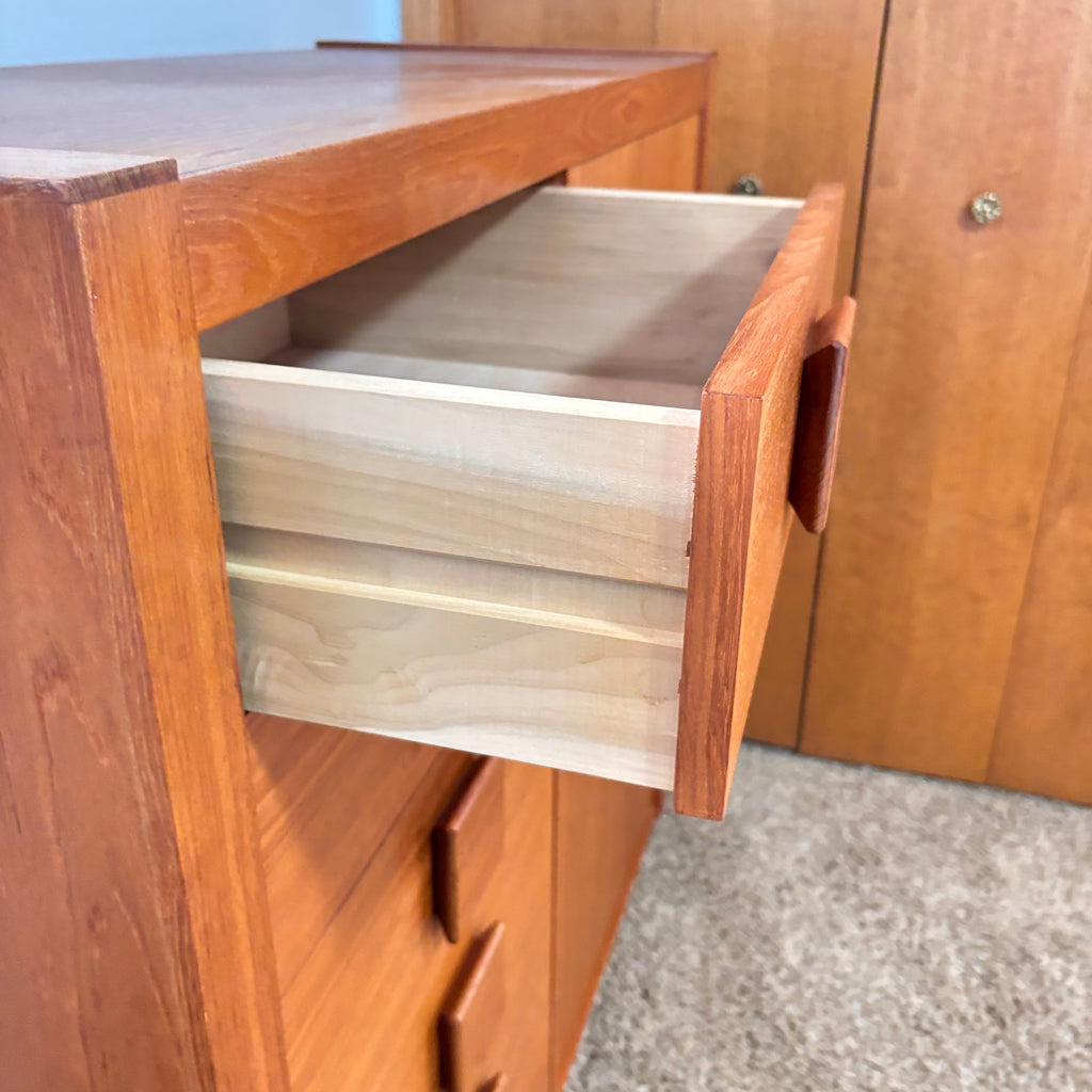K324A 1979 Made in Canada Solid Wood with Teak veneer armoire