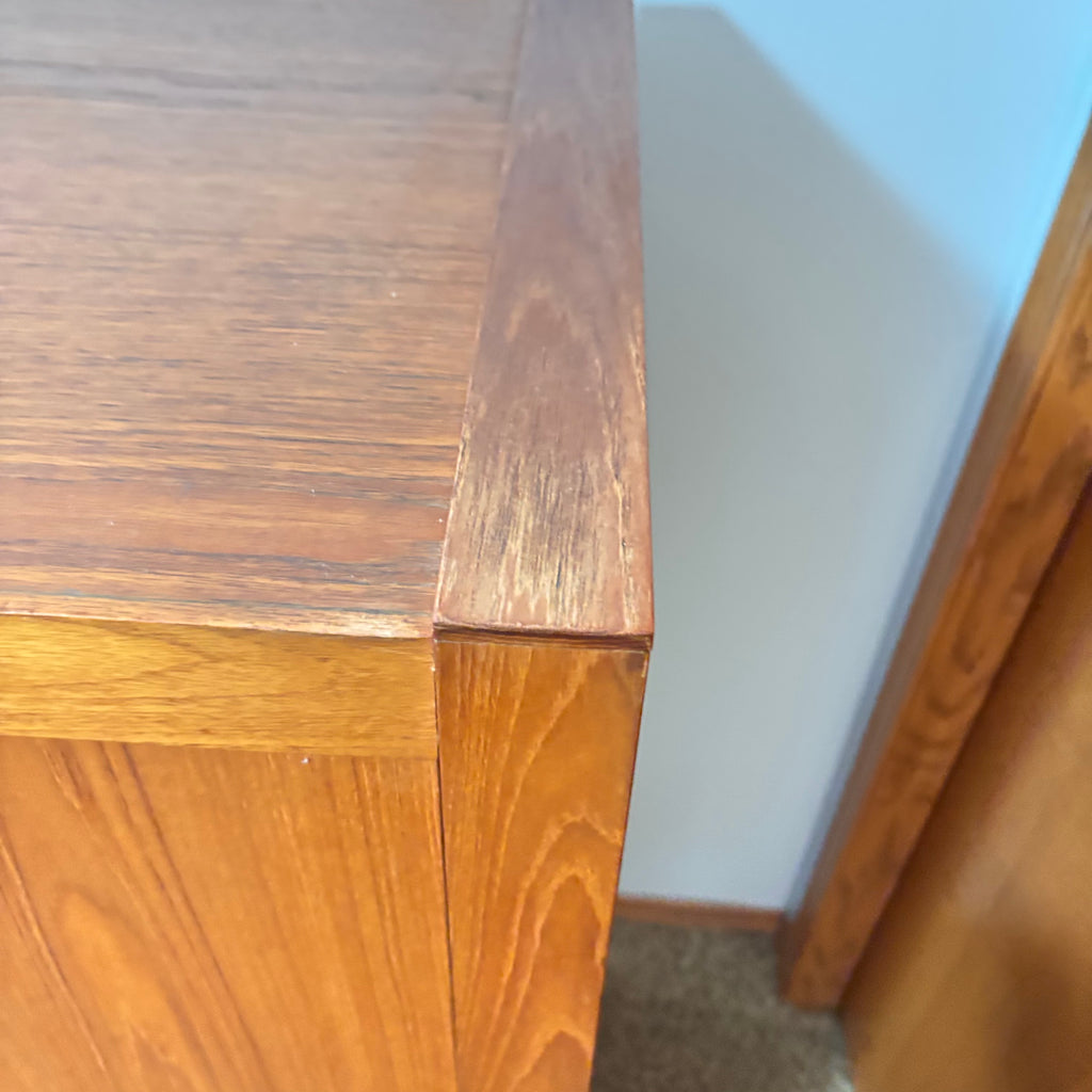 K324A 1979 Made in Canada Solid Wood with Teak veneer armoire