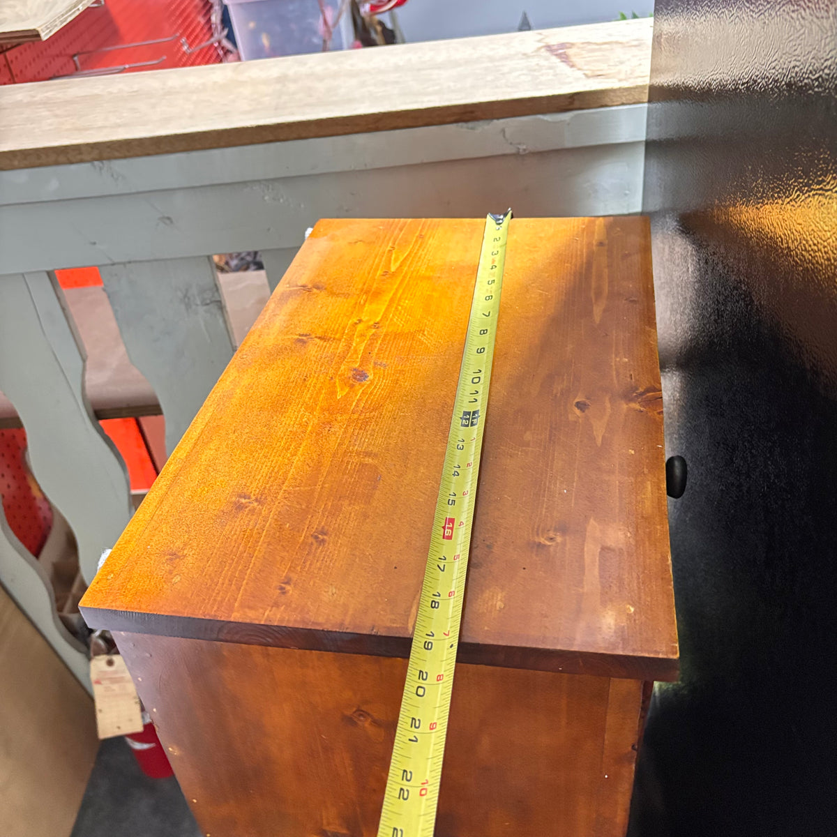 K334 Vintage 3 drawer wooden vegetable bin