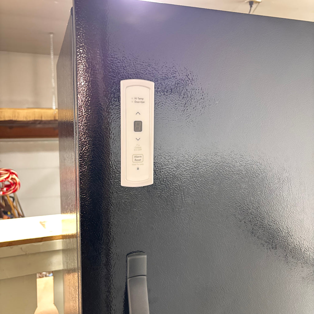 K335 Kenmore black stand up freezer (5'4" tall, 26" deep, 32" wide)