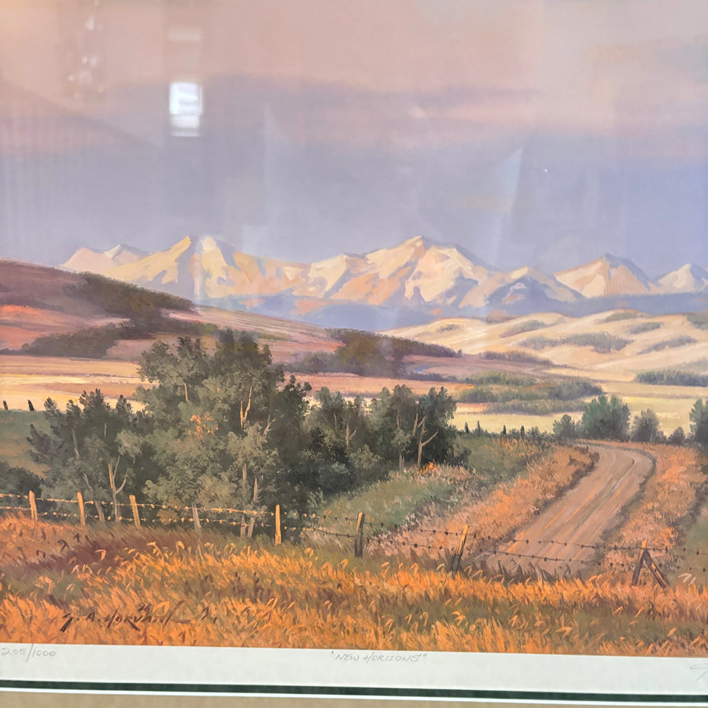 K345 George A. Horvath print, "New Horizons" (27" x  30")