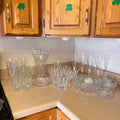 K353 Vintage Crystal and Glass Grouping