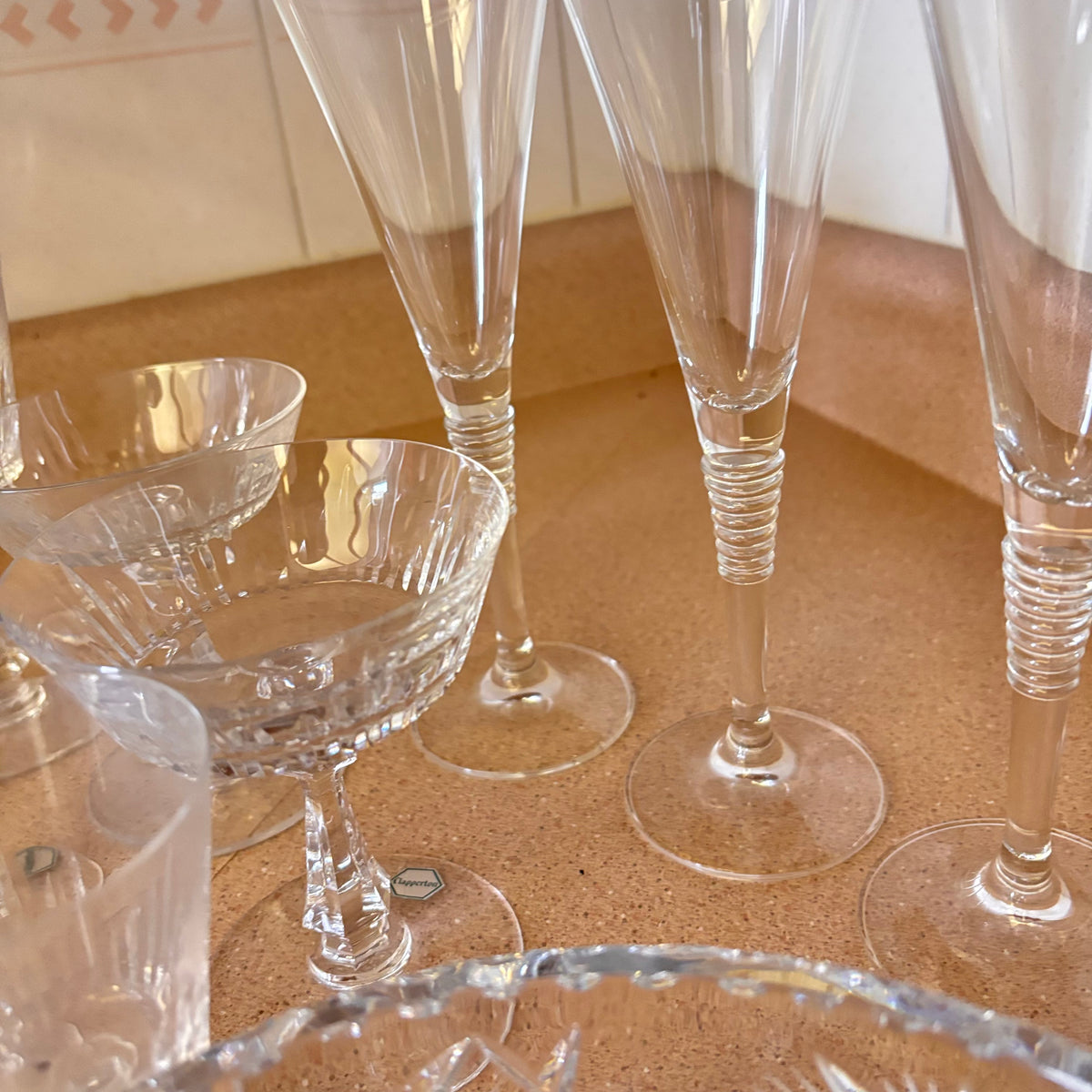 K353 Vintage Crystal and Glass Grouping