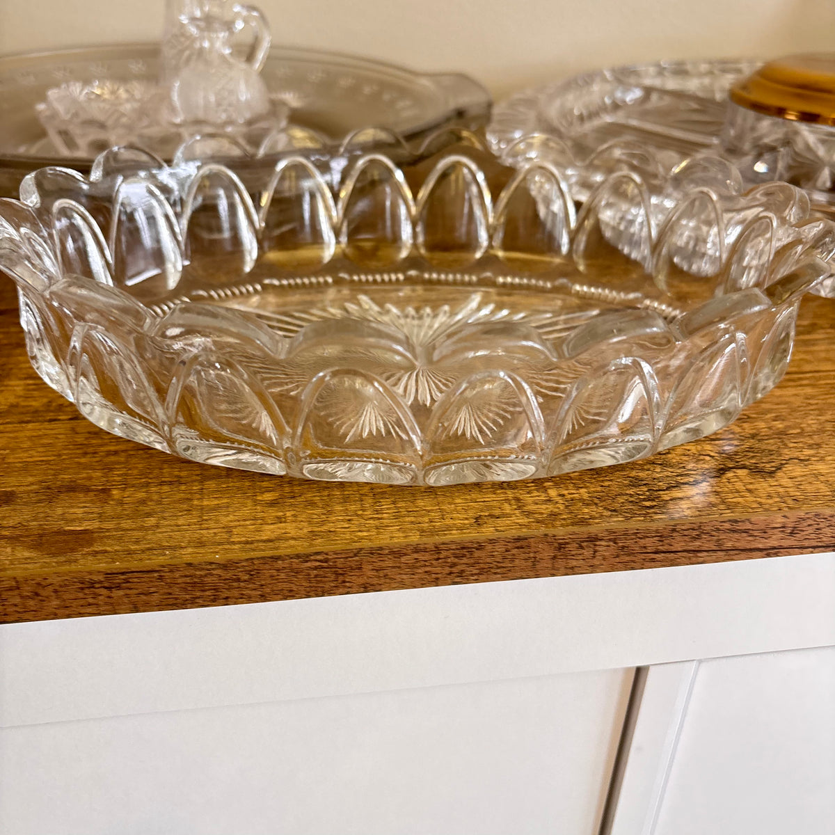 K361 Vintage Clear Glass Grouping (bowls, candy dishes and more)