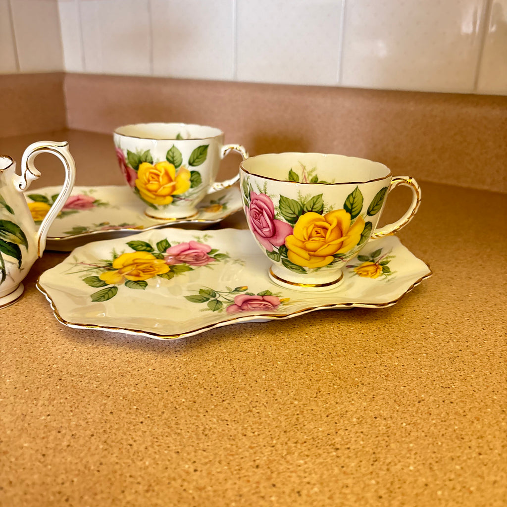 K363 Vintage china grouping (assorted patterns)