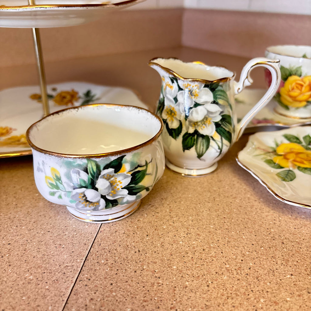 K363 Vintage china grouping (assorted patterns)