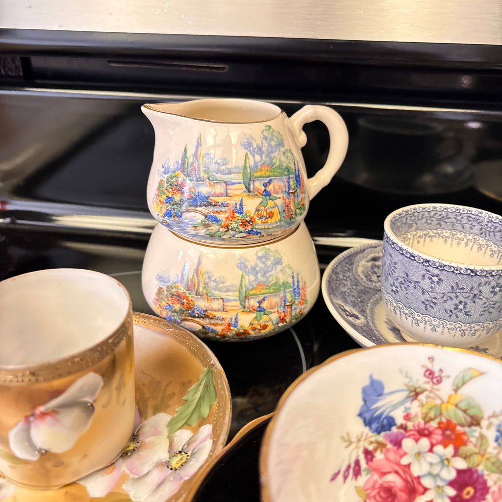 K365 Vintage Tea Cup and Saucer Grouping (various patterns)