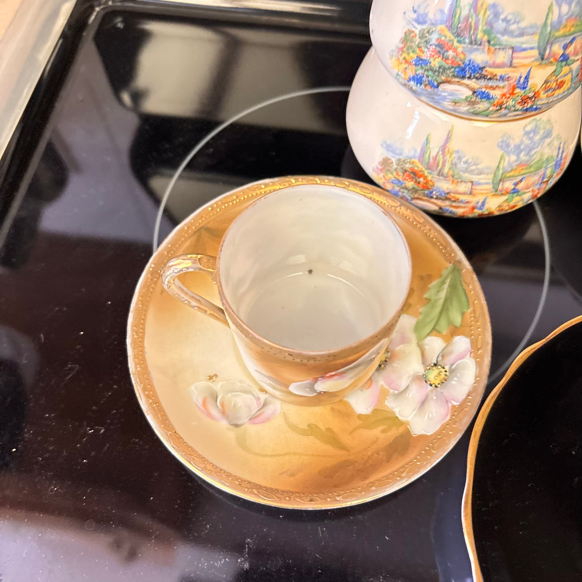 K365 Vintage Tea Cup and Saucer Grouping (various patterns)