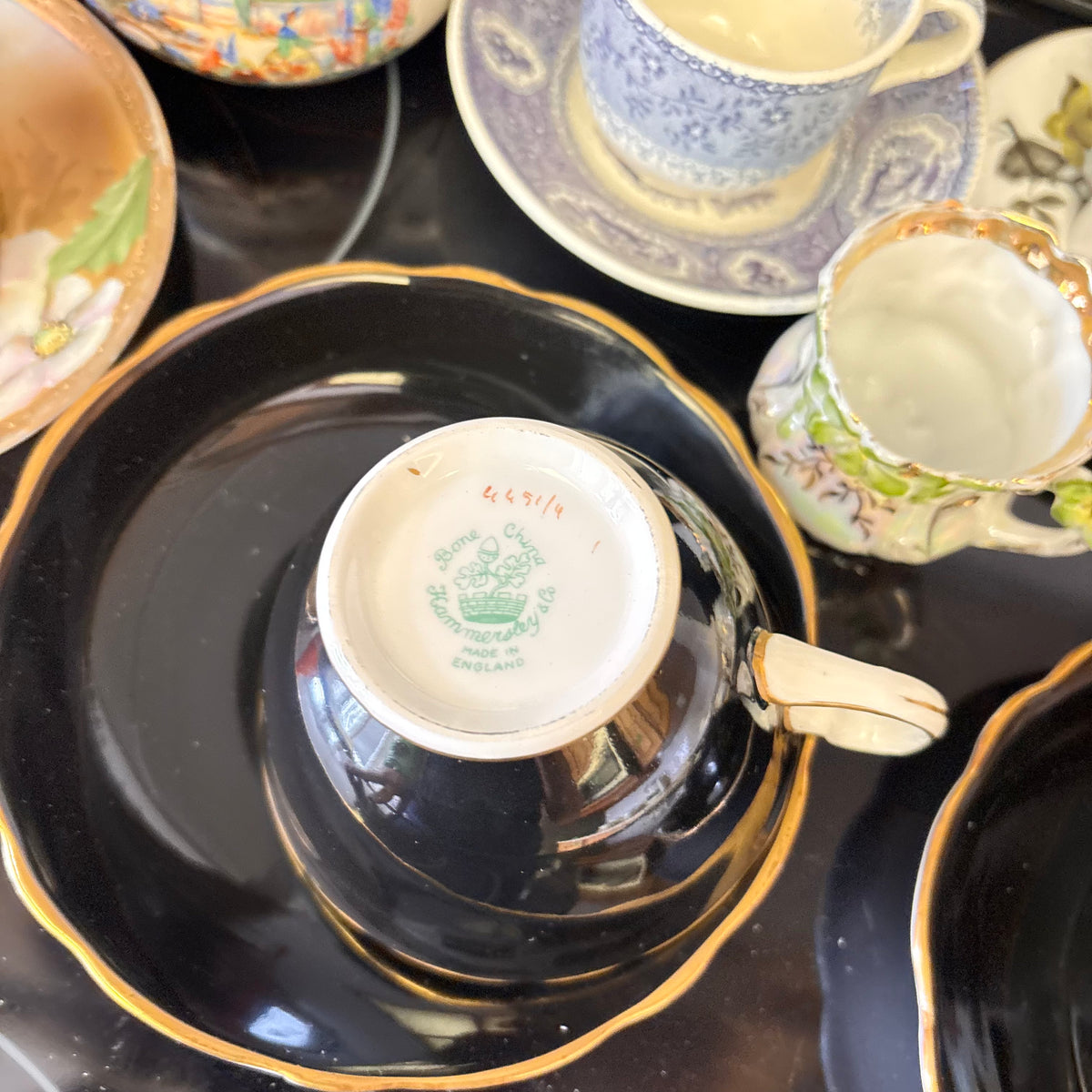 K365 Vintage Tea Cup and Saucer Grouping (various patterns)
