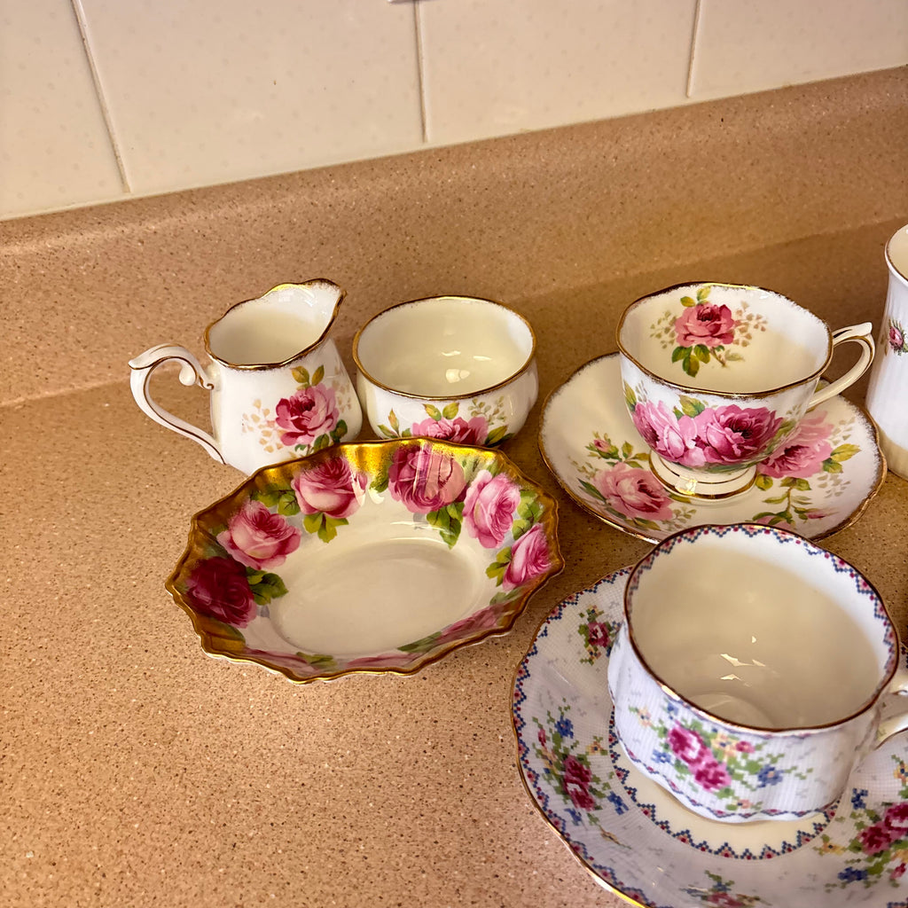 K367 Vintage China Grouping (various patterns)