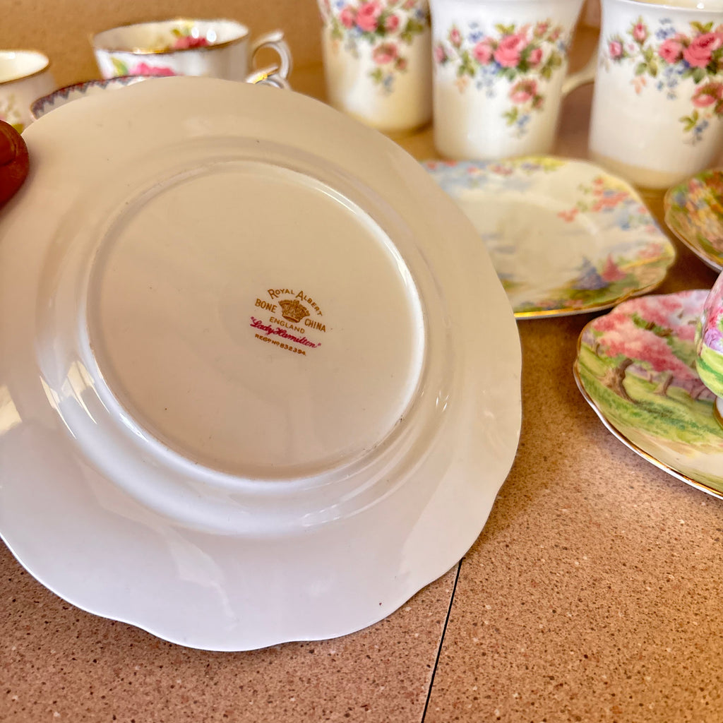 K367 Vintage China Grouping (various patterns)