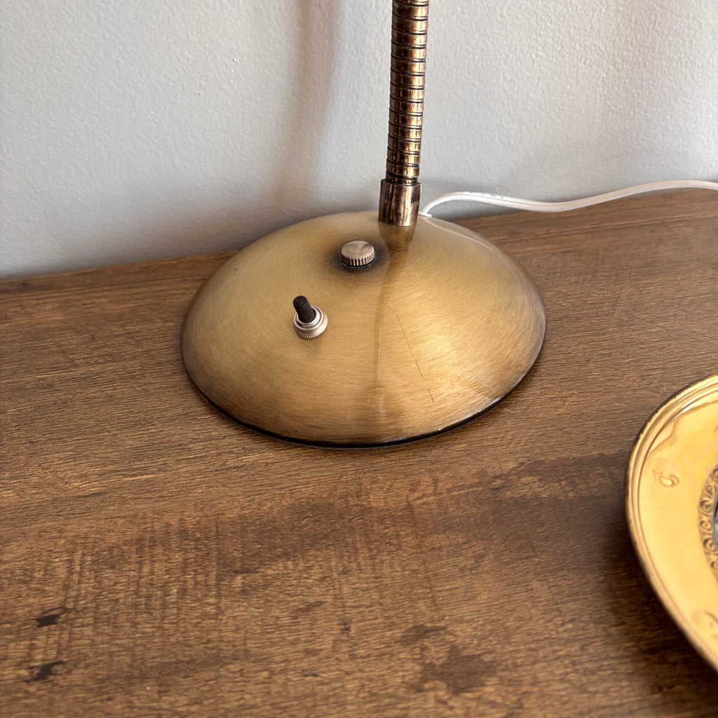 K372 Vintage Brass Grouping (brass base lamp and more) ***cabinet not included