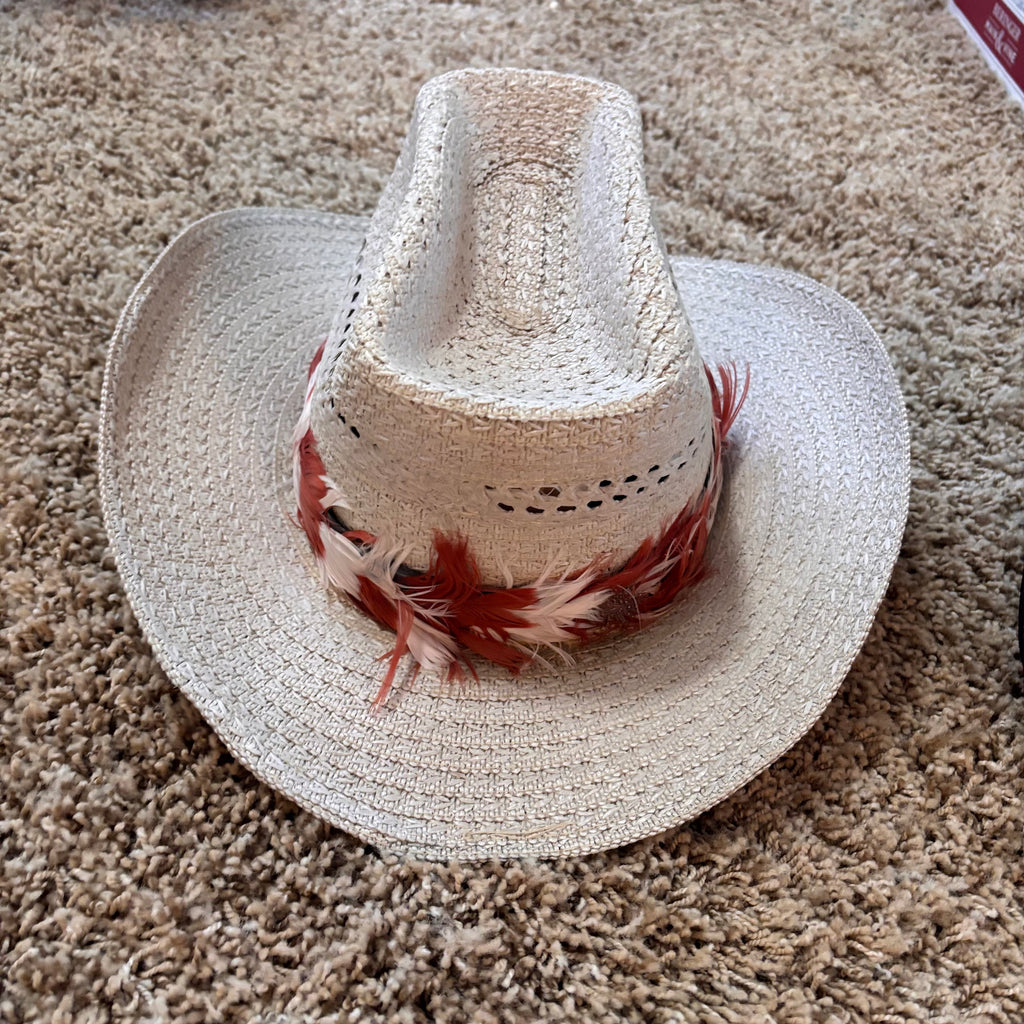 K375 Set of 2 vintage cowboy hats