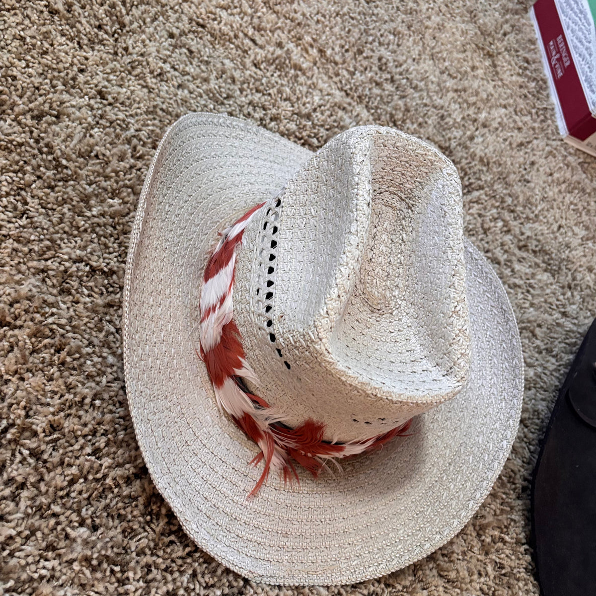 K375 Set of 2 vintage cowboy hats