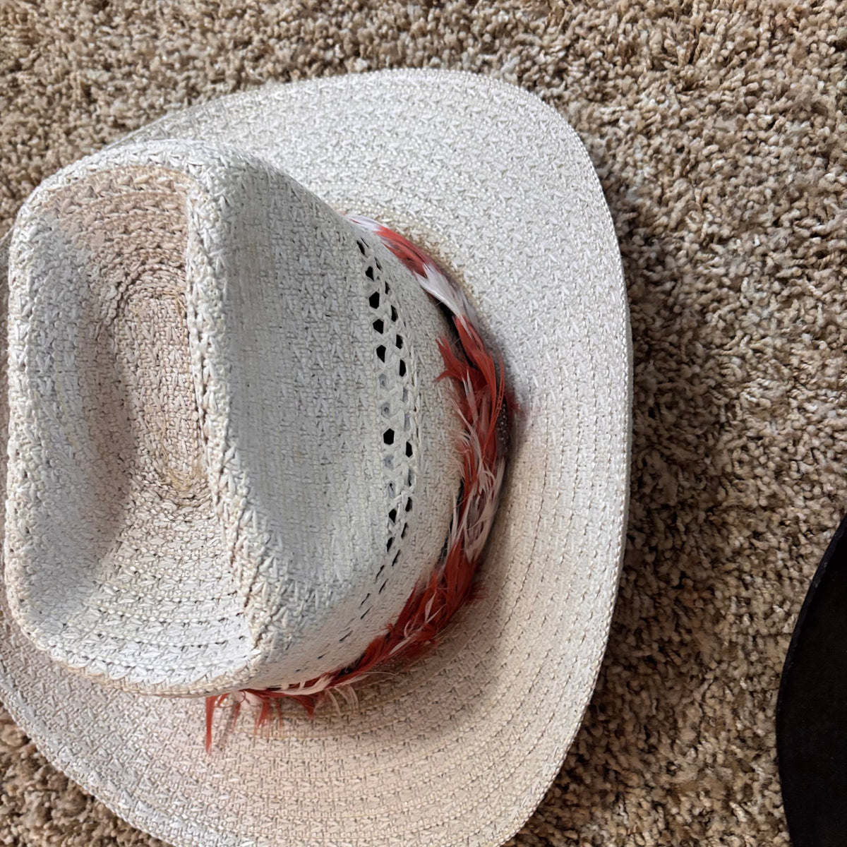 K375 Set of 2 vintage cowboy hats