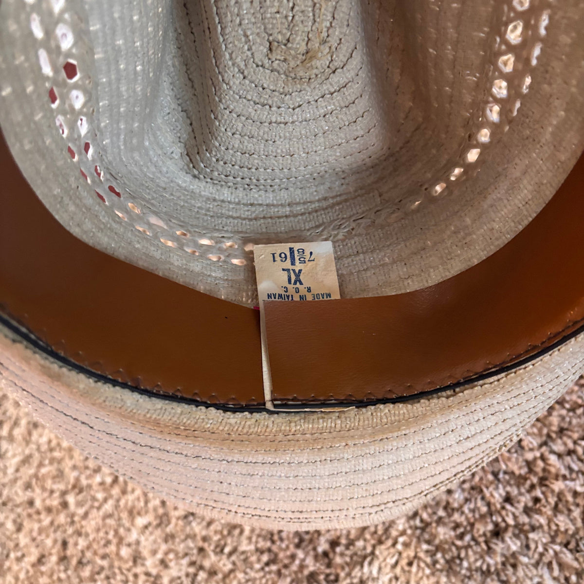 K375 Set of 2 vintage cowboy hats