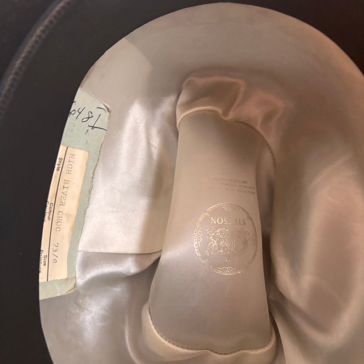 K375 Set of 2 vintage cowboy hats