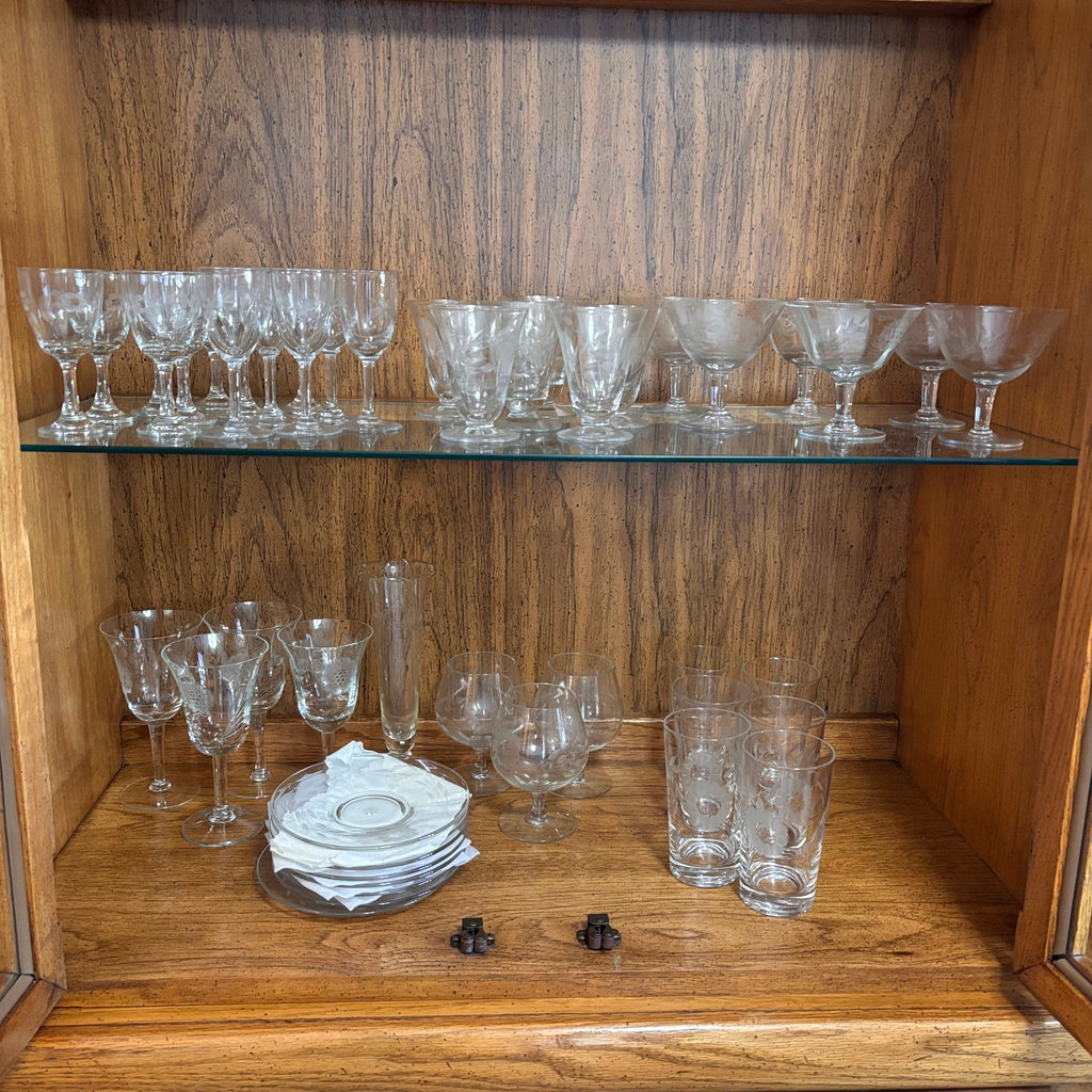 K381 Crystal Bar Grouping (wine glasses and more)