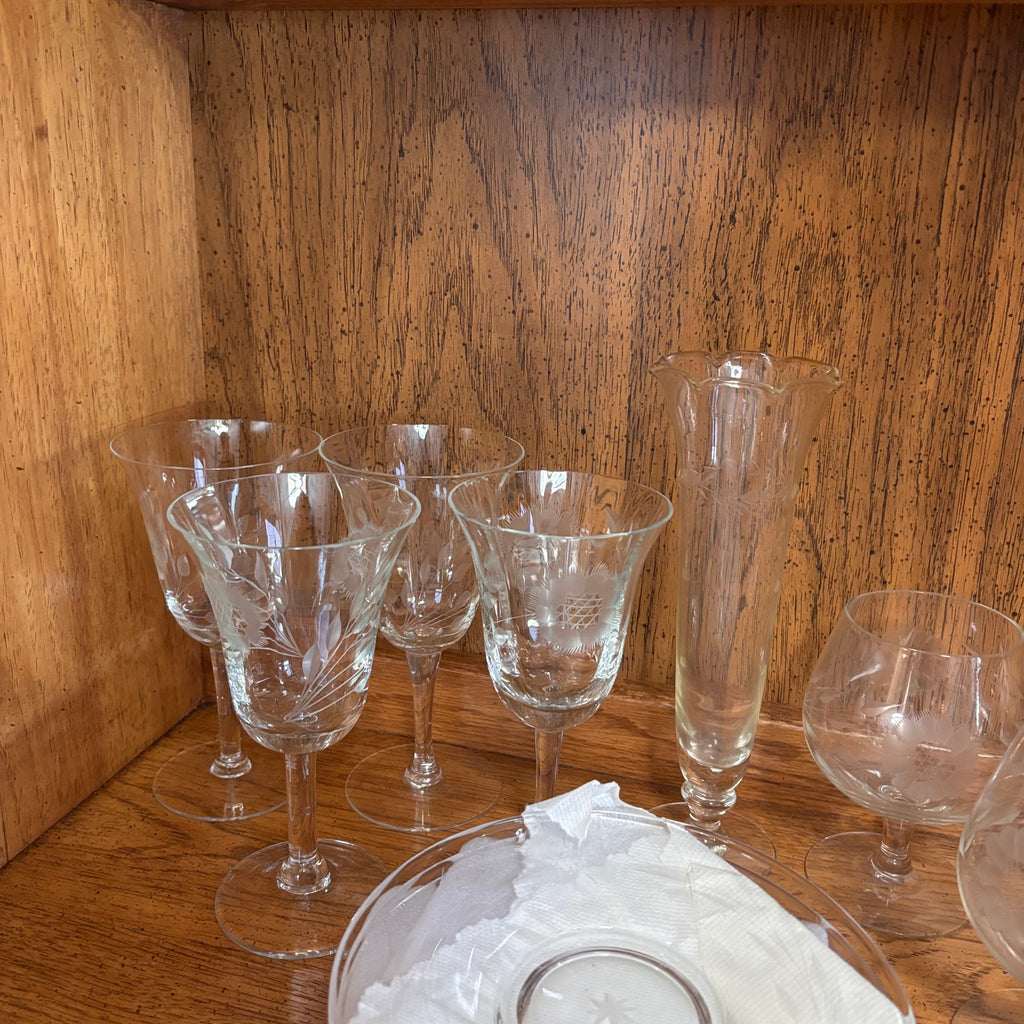 K381 Crystal Bar Grouping (wine glasses and more)