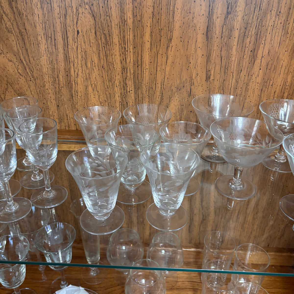 K381 Crystal Bar Grouping (wine glasses and more)
