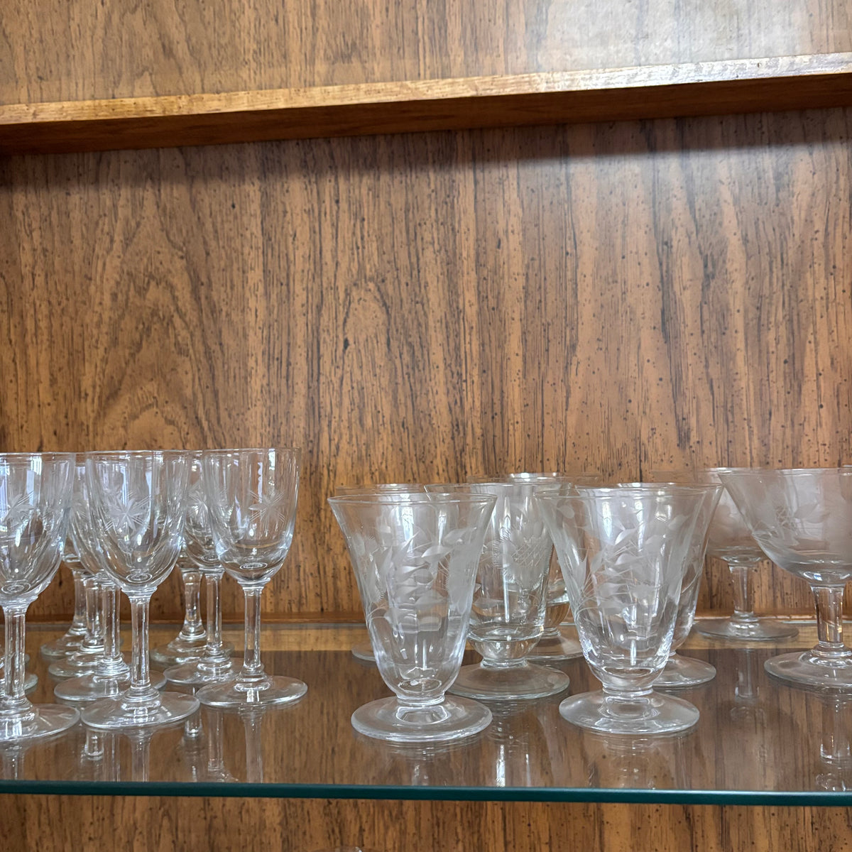 K381 Crystal Bar Grouping (wine glasses and more)