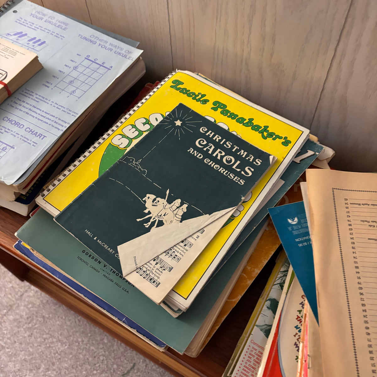 K398 Vintage Music Book Lot
