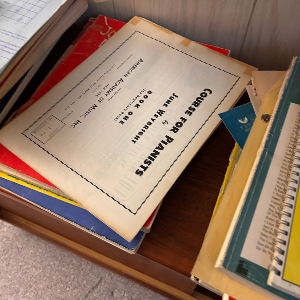 K398 Vintage Music Book Lot