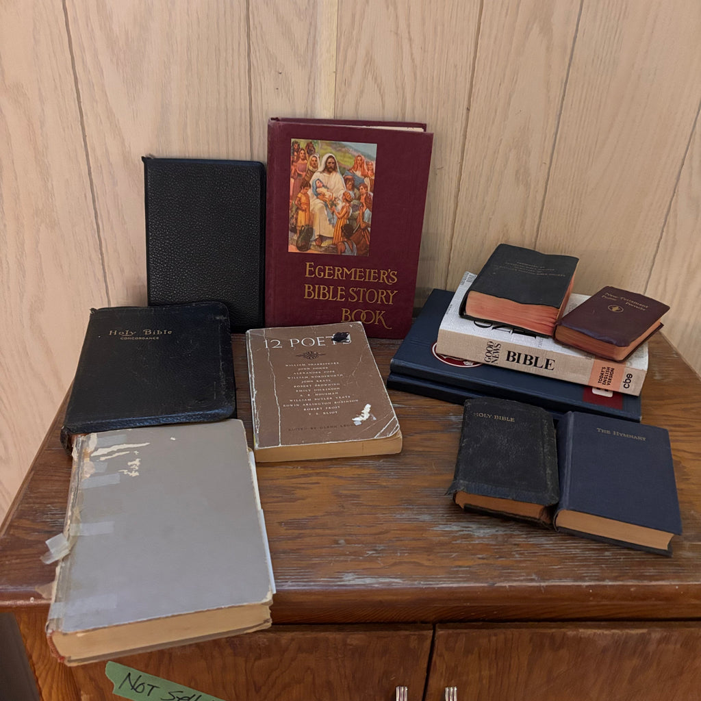K506 Vintage Book Lot (Bibles and More)