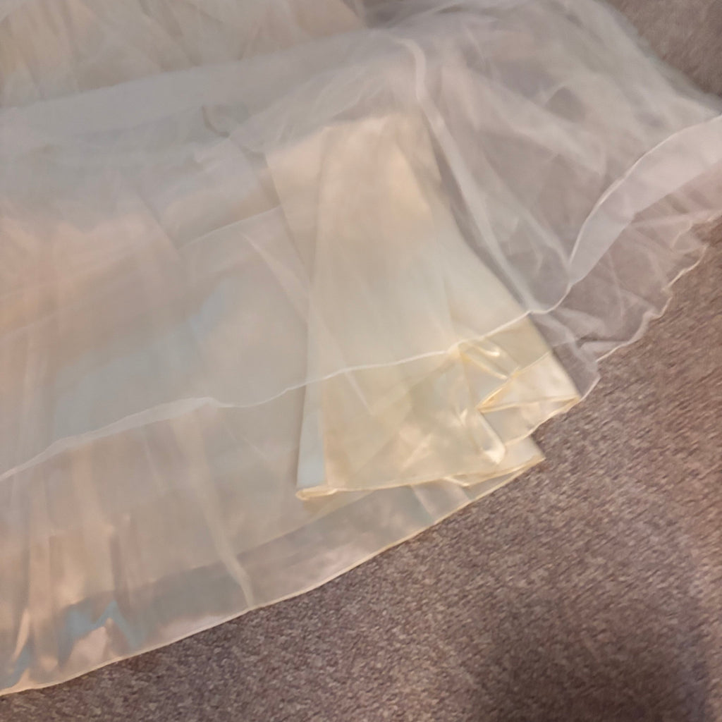 K507 Vintage Clothing Grouping (wedding dress and baby clothes)