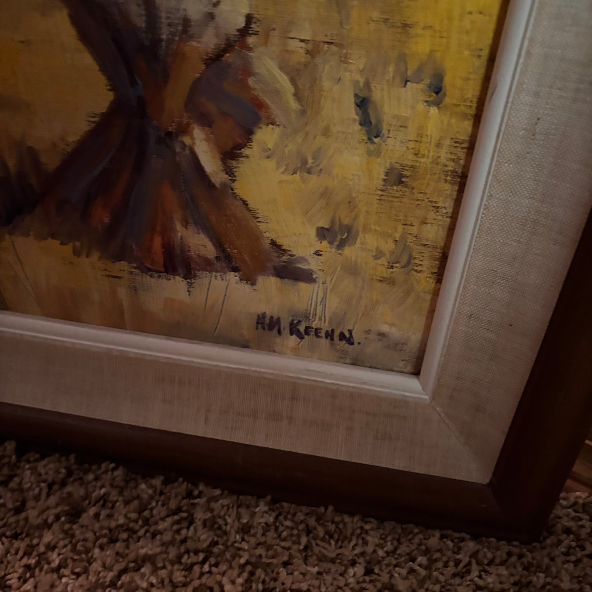 K512 Set of 3 vintage paintings