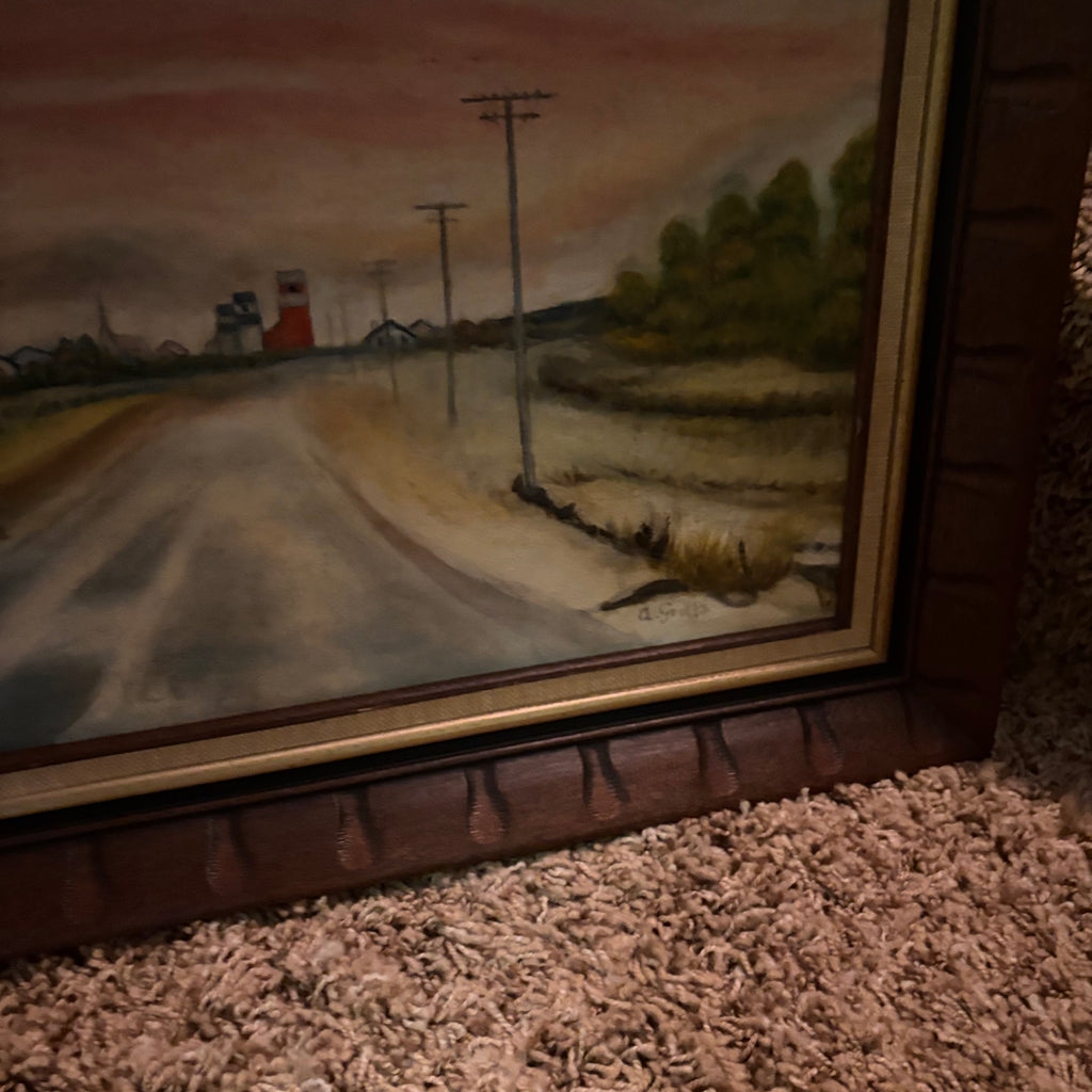 K512 Set of 3 vintage paintings