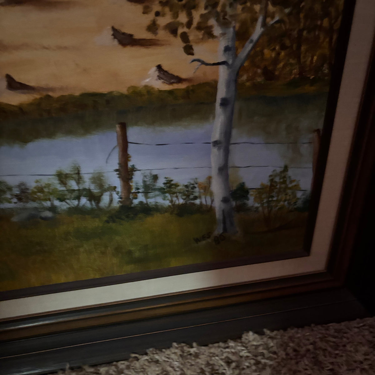 K512 Set of 3 vintage paintings