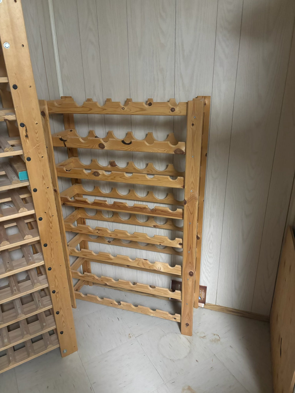 K526B 3 Wooden Wine Racks