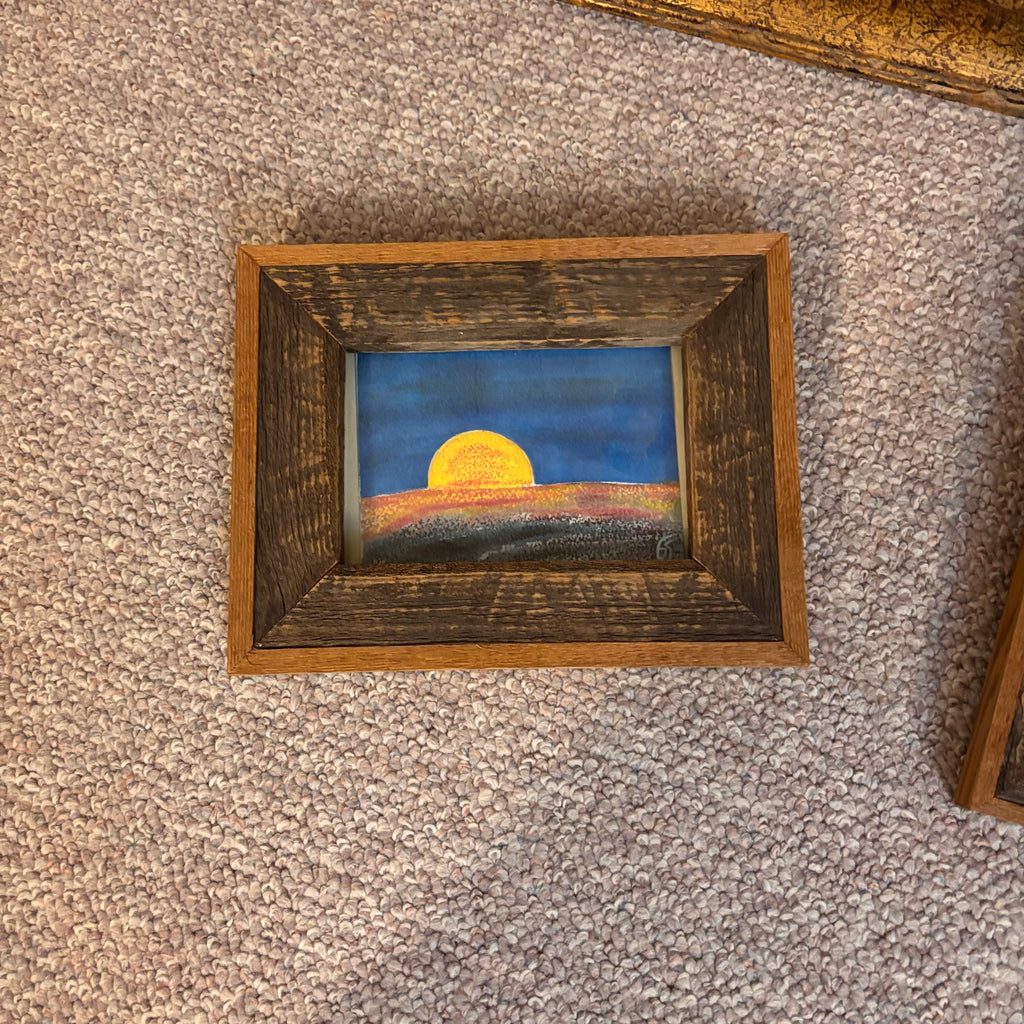 K514 Vintage Artwork Grouping (38" x 32" Framed)