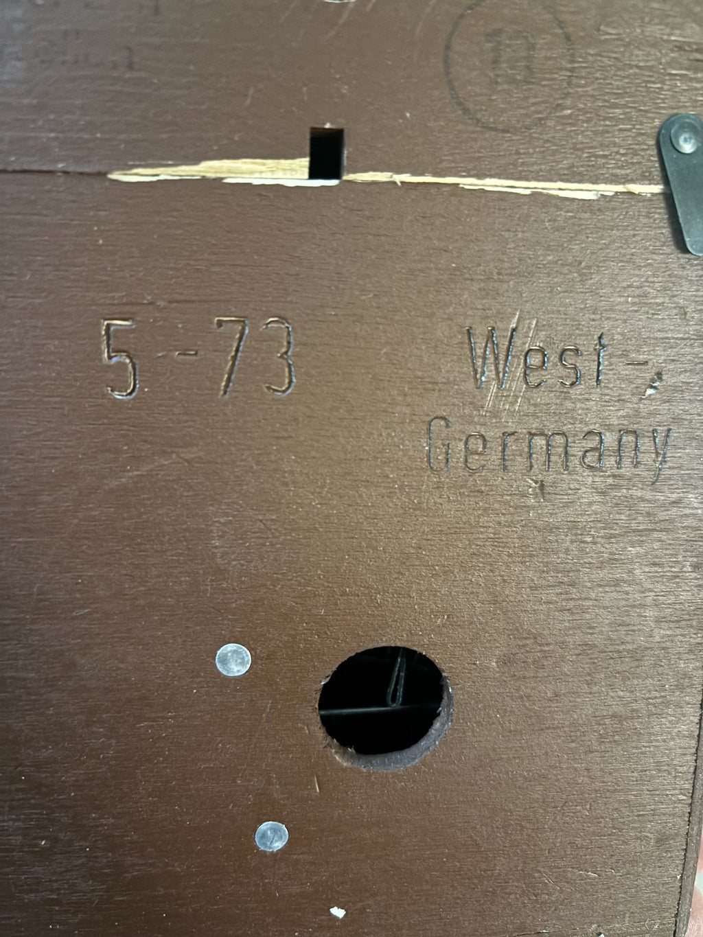 K528B Vintage wooden west Germany cuckoo clock