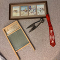 K517 Vintage Grouping (glass washboard and more)