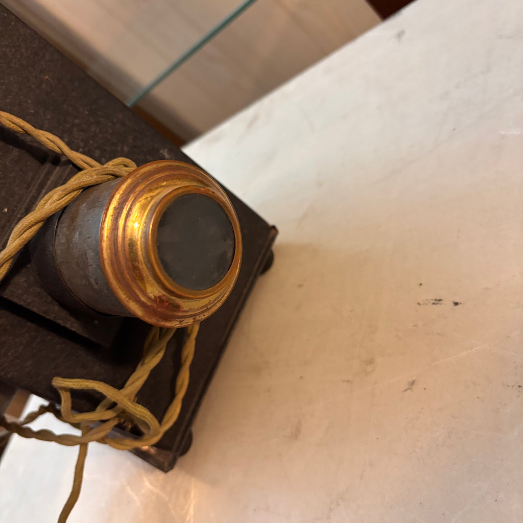 K518 Vintage Electric Magic Lantern projector with 7 slides(untested, table not included)