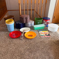 K527 Vintage Tupperware and More Grouping