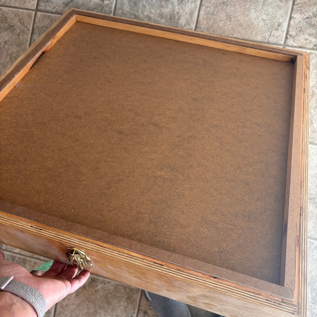 K531 Vintage wooden display case (24" x 24" )