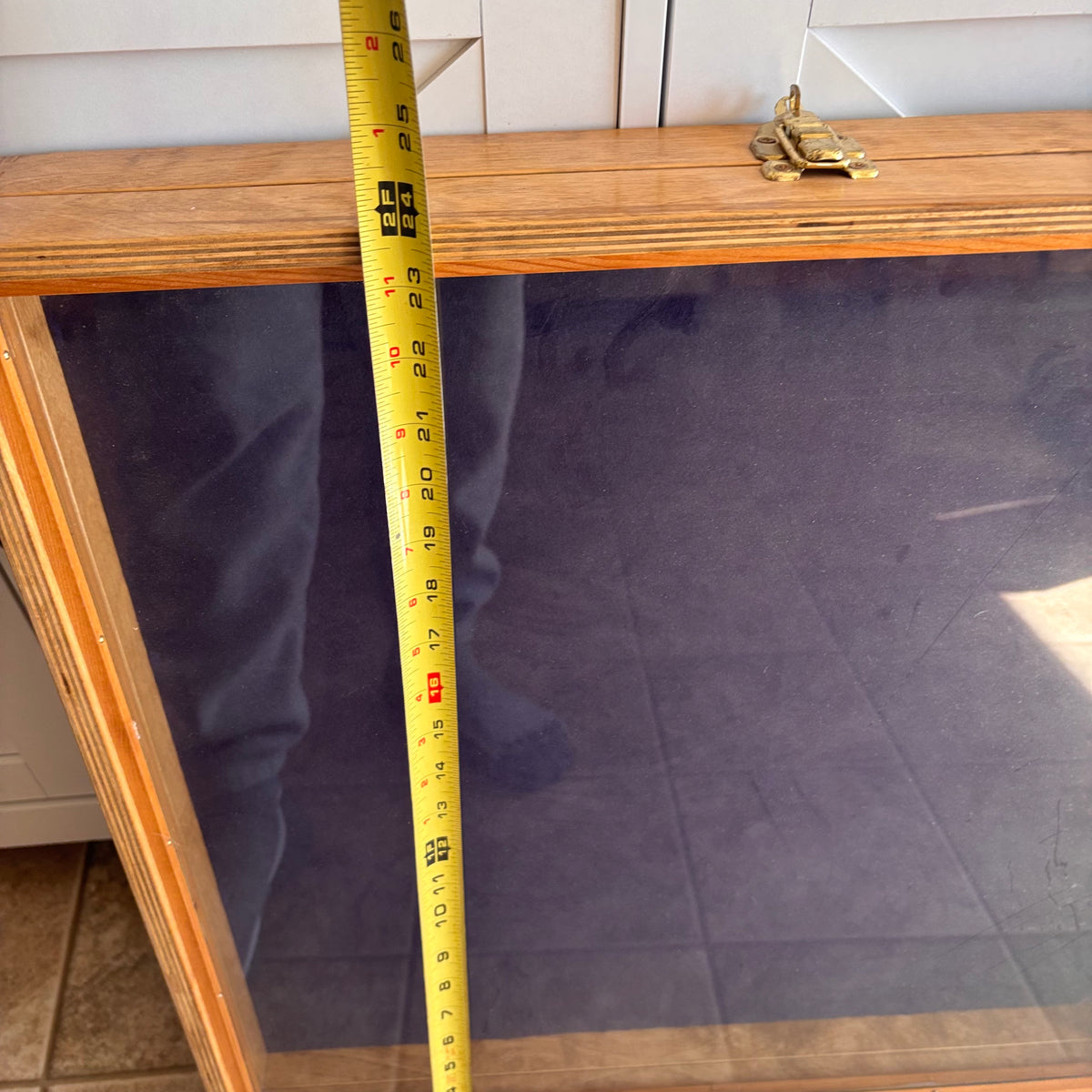 K531 Vintage wooden display case (24" x 24" )