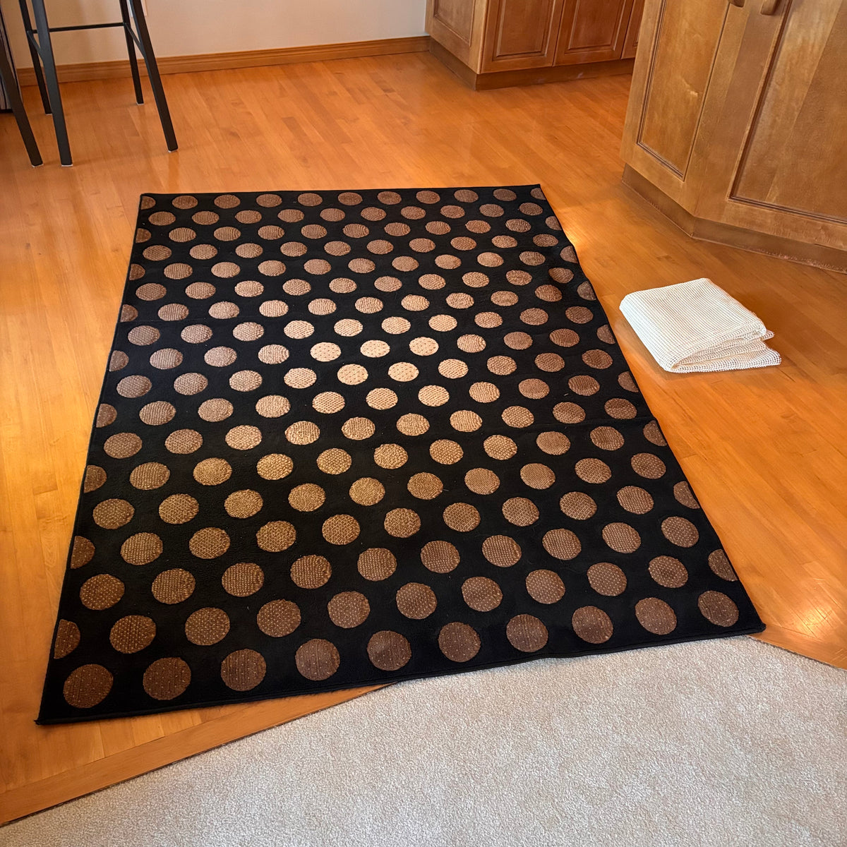 X203 Vintage Extacy dotted area rug
