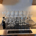 X204 Glassware Grouping (wine glasses and more)