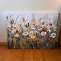 X212 Canvas floral wall art (40" x 30")