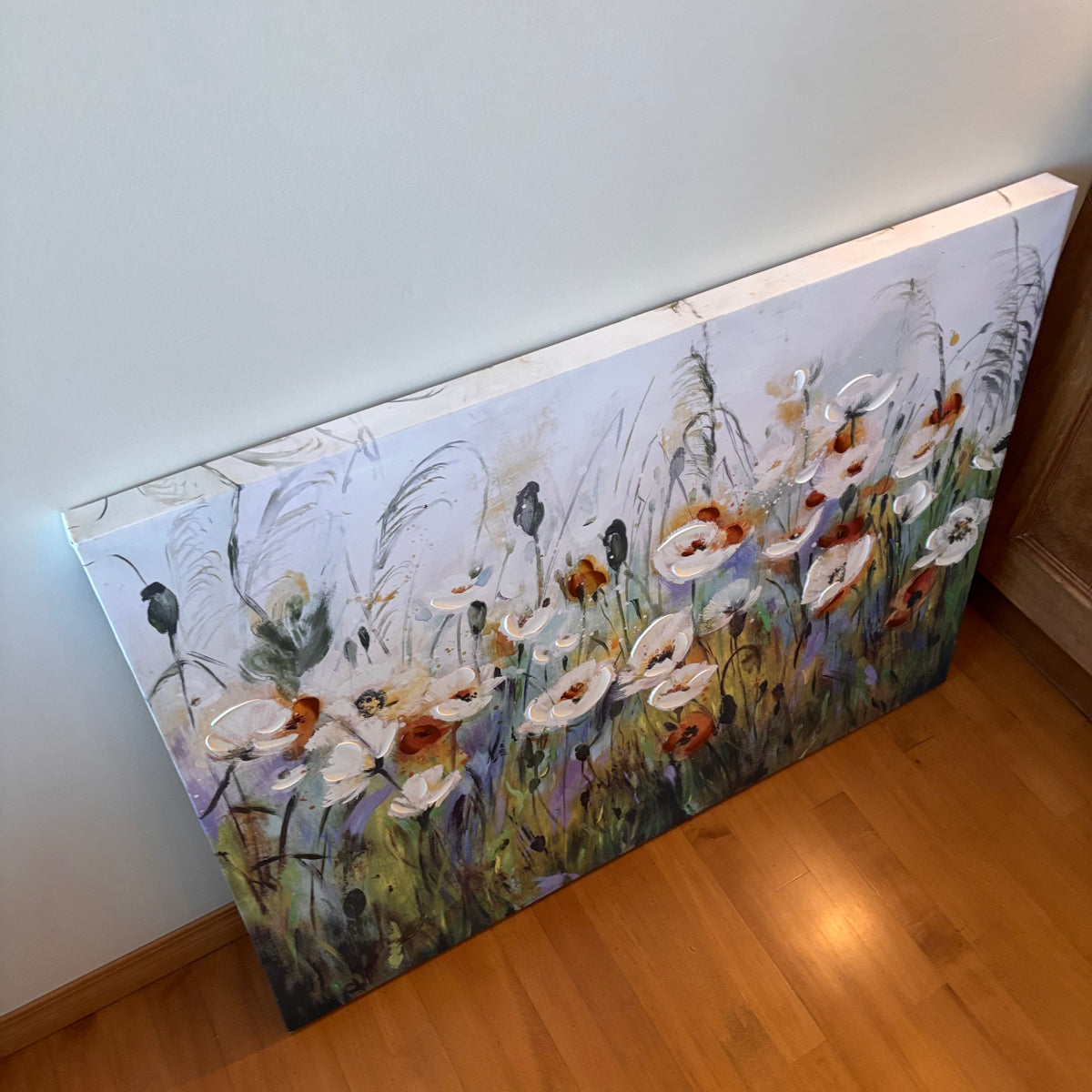 X212 Canvas floral wall art (40" x 30")